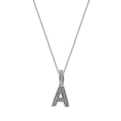 Silver Letter Necklace