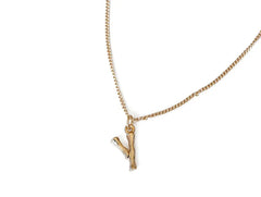 Retro Letter Necklace
