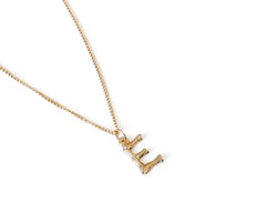 Retro Letter Necklace